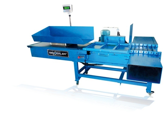 Scale Weighing Horizontal Bagging Baler